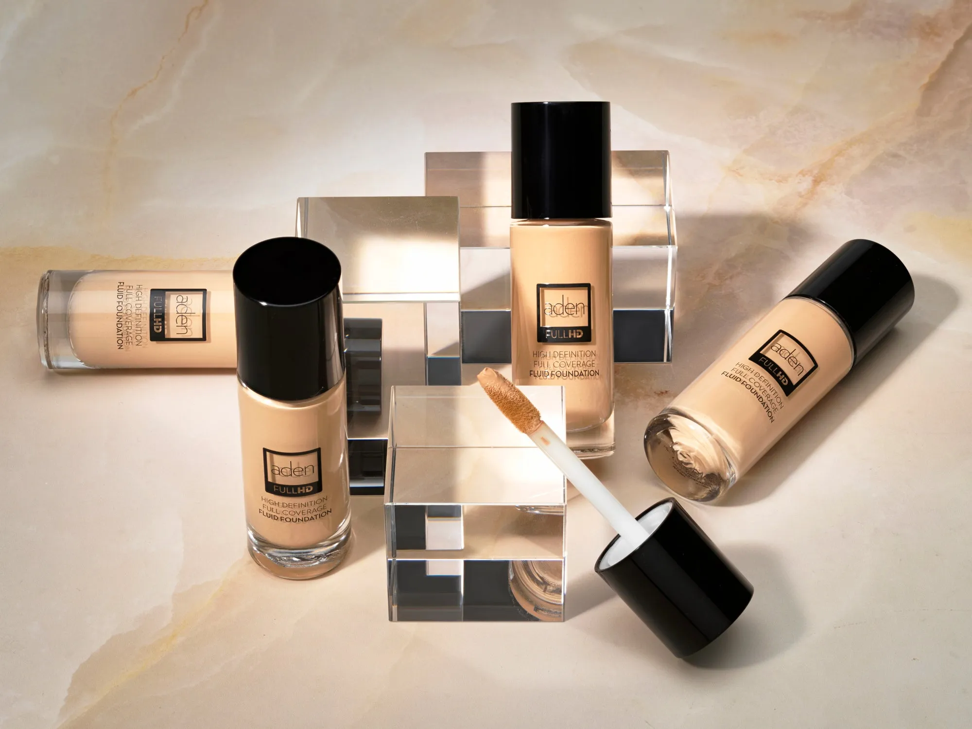 aden Full Coverage and Long Lasting Fluid Foundation