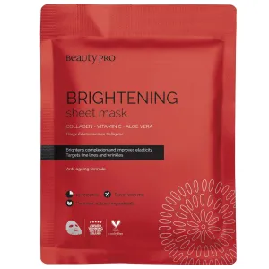 BEAUTYPRO - BRIGHTENING COLLAGEN SHEET MASK