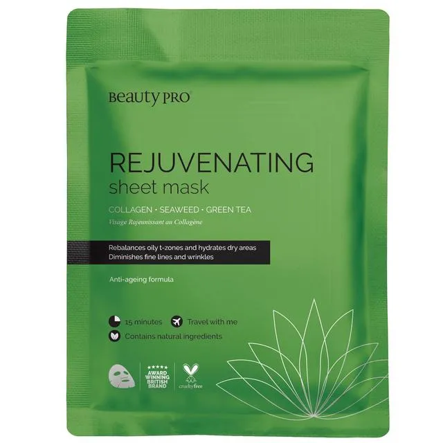 BeautyPro Rejuvenating Collagen Sheet Mask 30g