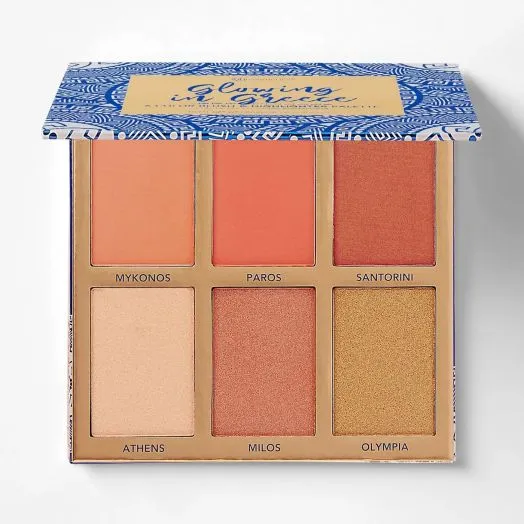 BH Cosmetics Glowing in Greece Blush And Highlight Palette