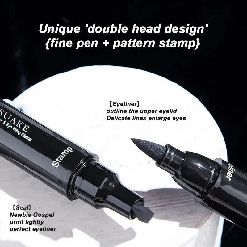 Black Seal Liquid Eyeliner: Waterproof Smudge-proof Precision Pen