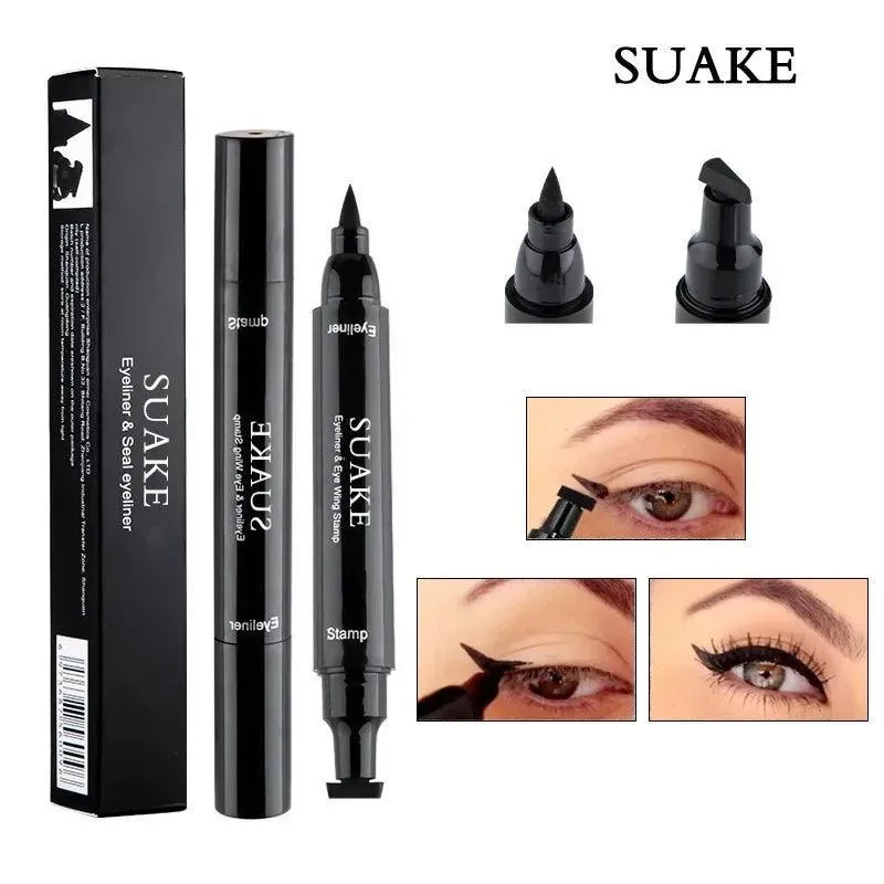 Black Seal Liquid Eyeliner: Waterproof Smudge-proof Precision Pen