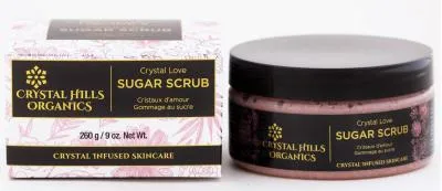 Body Scrub Crystal Love Sugar Scrub Rose Quartz