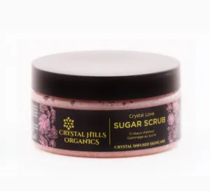 Body Scrub Crystal Love Sugar Scrub Rose Quartz