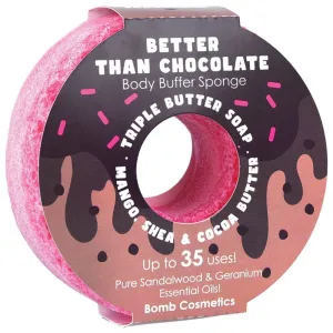 Bomb Cosmetics Better Than Chocolate Donut Buffer Soap Sponge