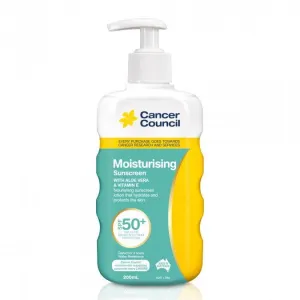 Cancer Council Moisturising Sunscreen SPF50  200ml