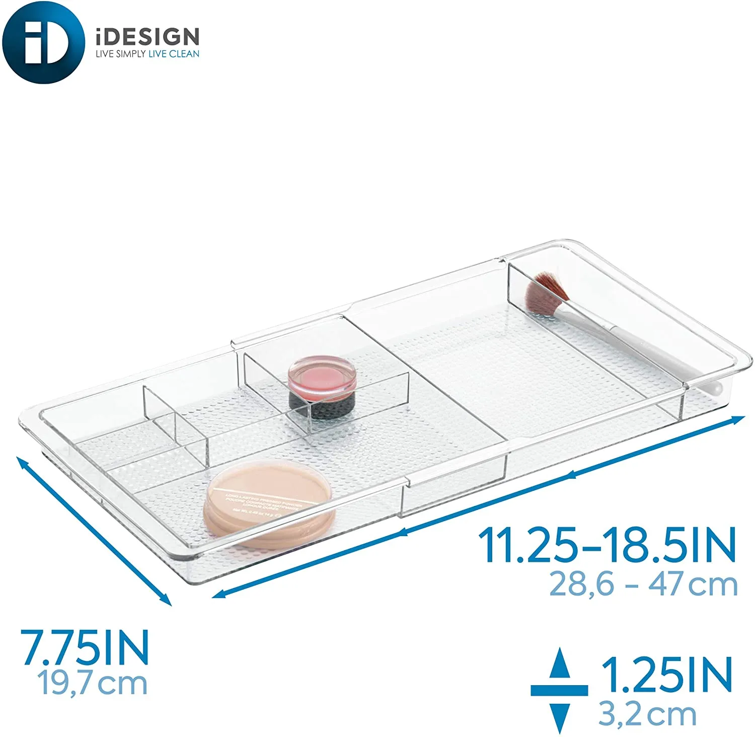 Clear Expandable Drawer Organizer