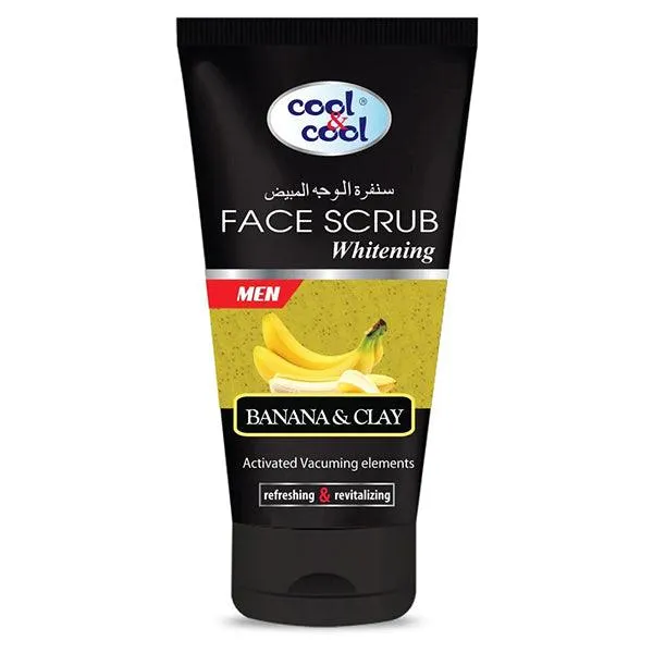 COOL & COOL FACE SCRUB BANANA & CLAY 150ML