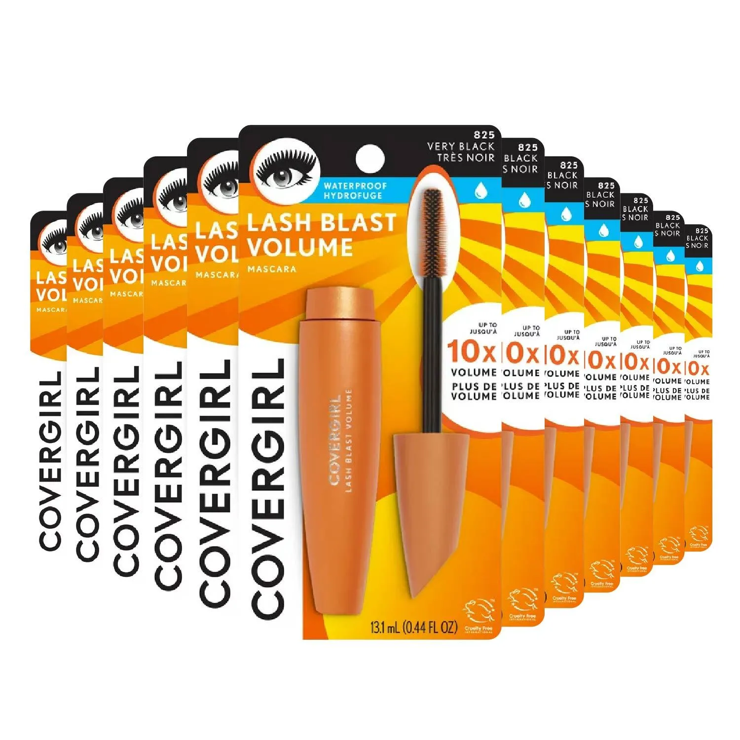 Covergirl - LashBlast Volume Waterproof Mascara Very Black 825 - 0.44 Oz - 24 Pack