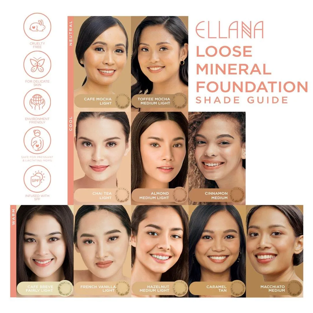 Ellana Minerals Loose Mineral SkinShield Foundation Refill With SPF16