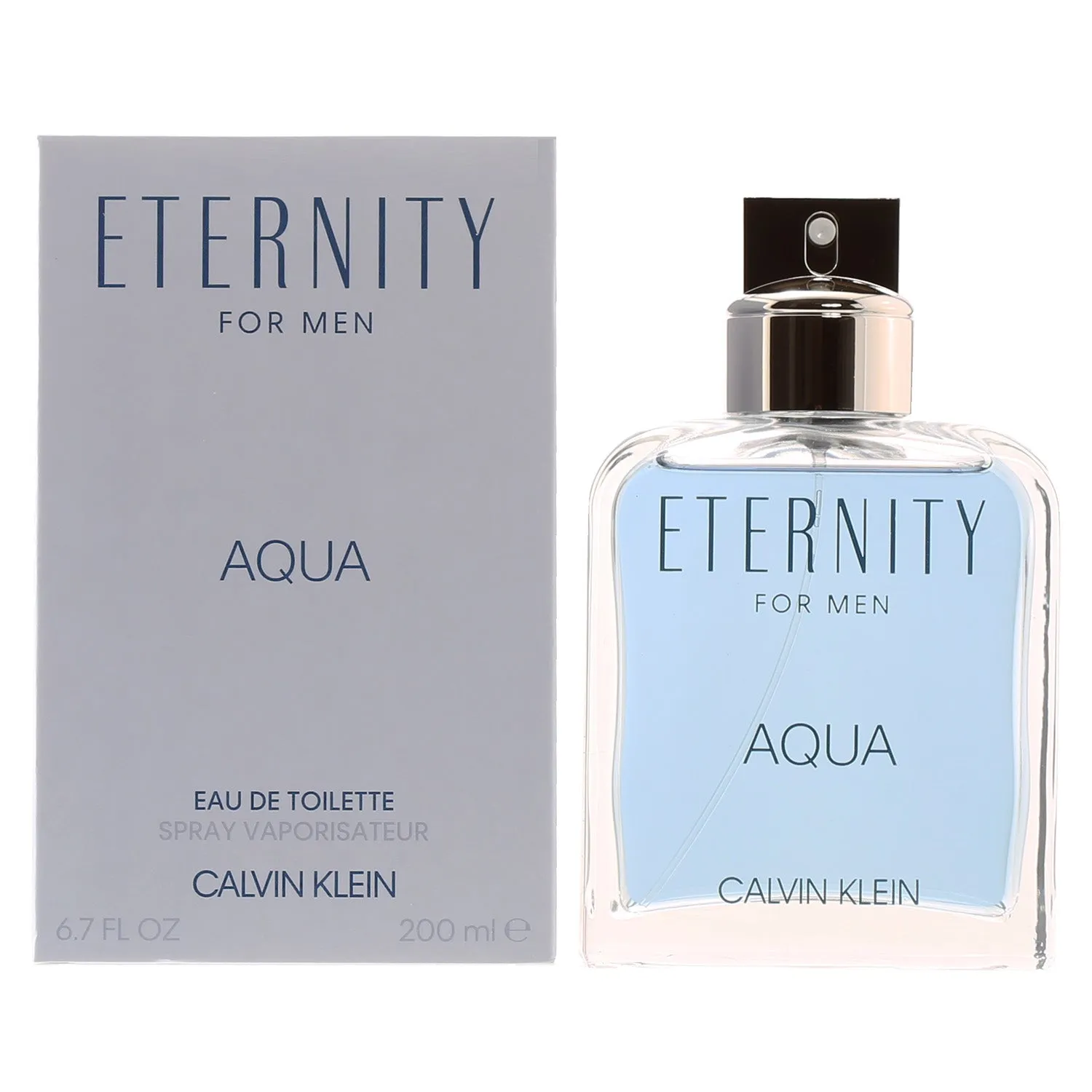 ETERNITY AQUA MEN by CALVIN KLEIN EDT SPRAY 6.7 OZ