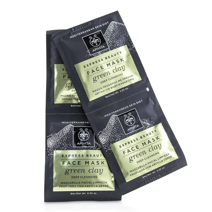 Express Beauty Face Mask With Green Clay (deep Cleansing) - 6x(2x8ml)