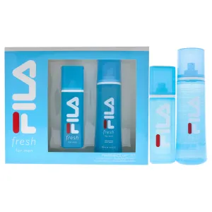 Fila Fresh by Fila for Men - 2 Pc Gift Set 3.4 oz EDT Spray, 8.4 oz Body Spray