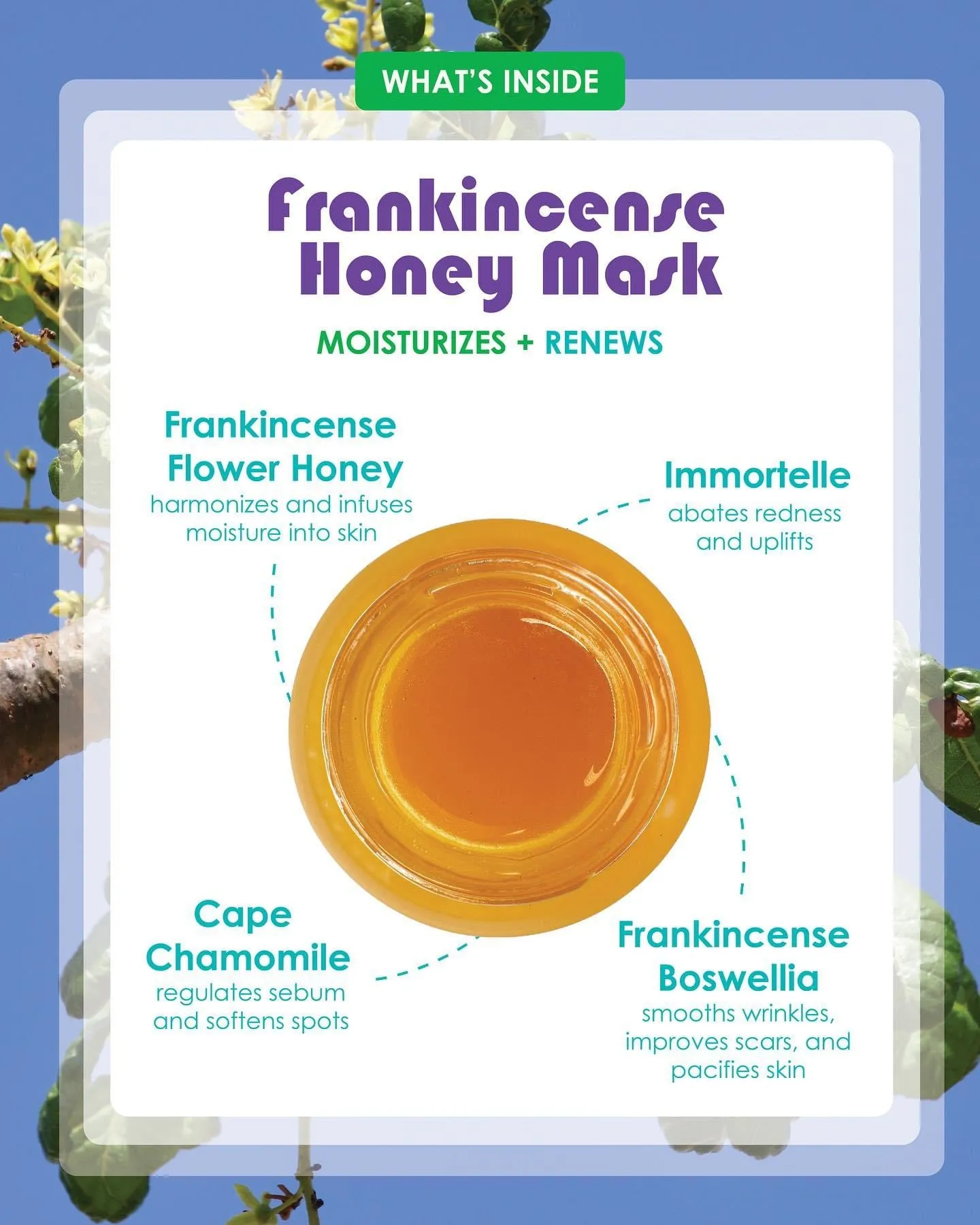 Frankincense & Honey Mask