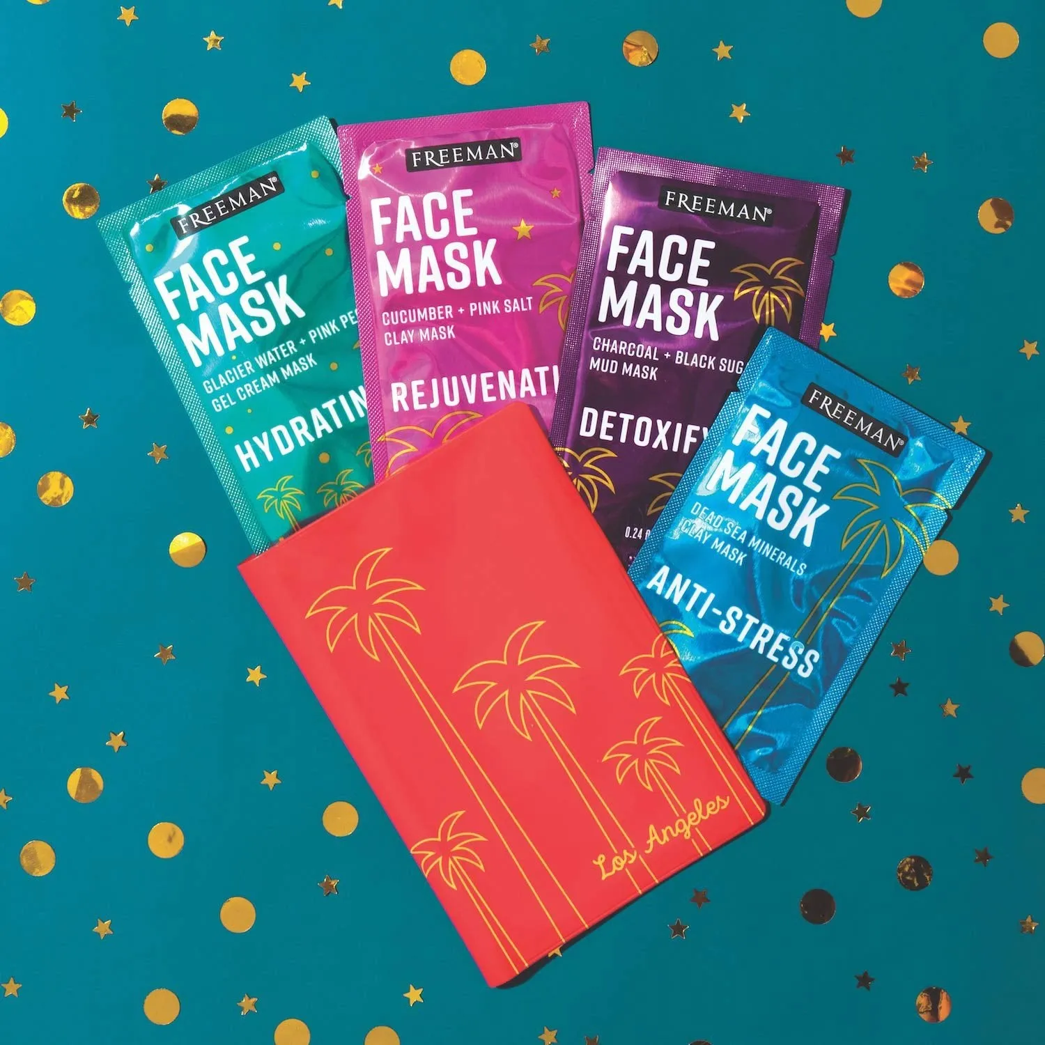 Freeman Passport To Glow 4 Face Masks with Passport Holder