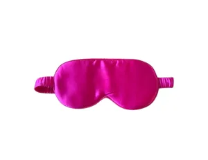 Fuschia Pure Silk Sleep Mask