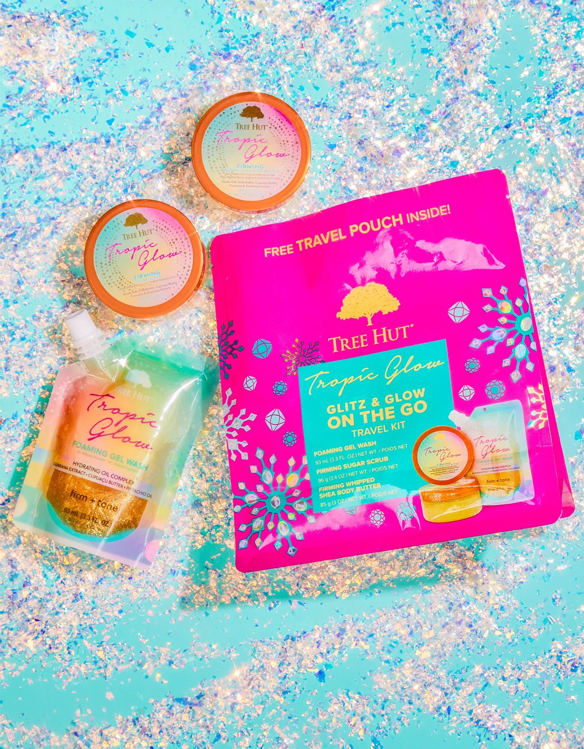 glitz & glow on the go gift set