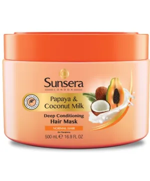 Gold 22 Sunsera Papaya And Coconut Milk Deep Conditioning Hair Mask