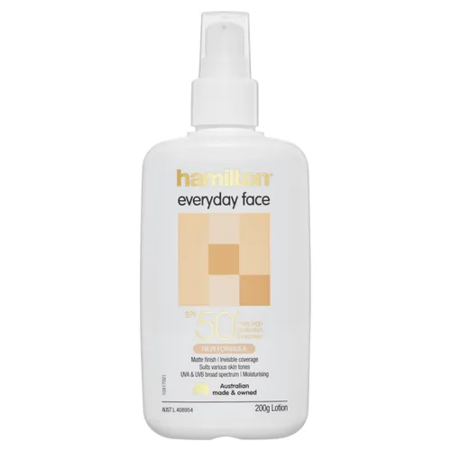 Hamilton Everyday Face Cream SPF50  200g