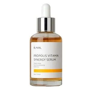 IUNIK Propolis Vitamin Synergy Serum with natural ingredients with Propolis extract & Hippophae rhamnoides fuit extract - Skin soothing   Nutrition   Vitality at once - 1.71 OZ