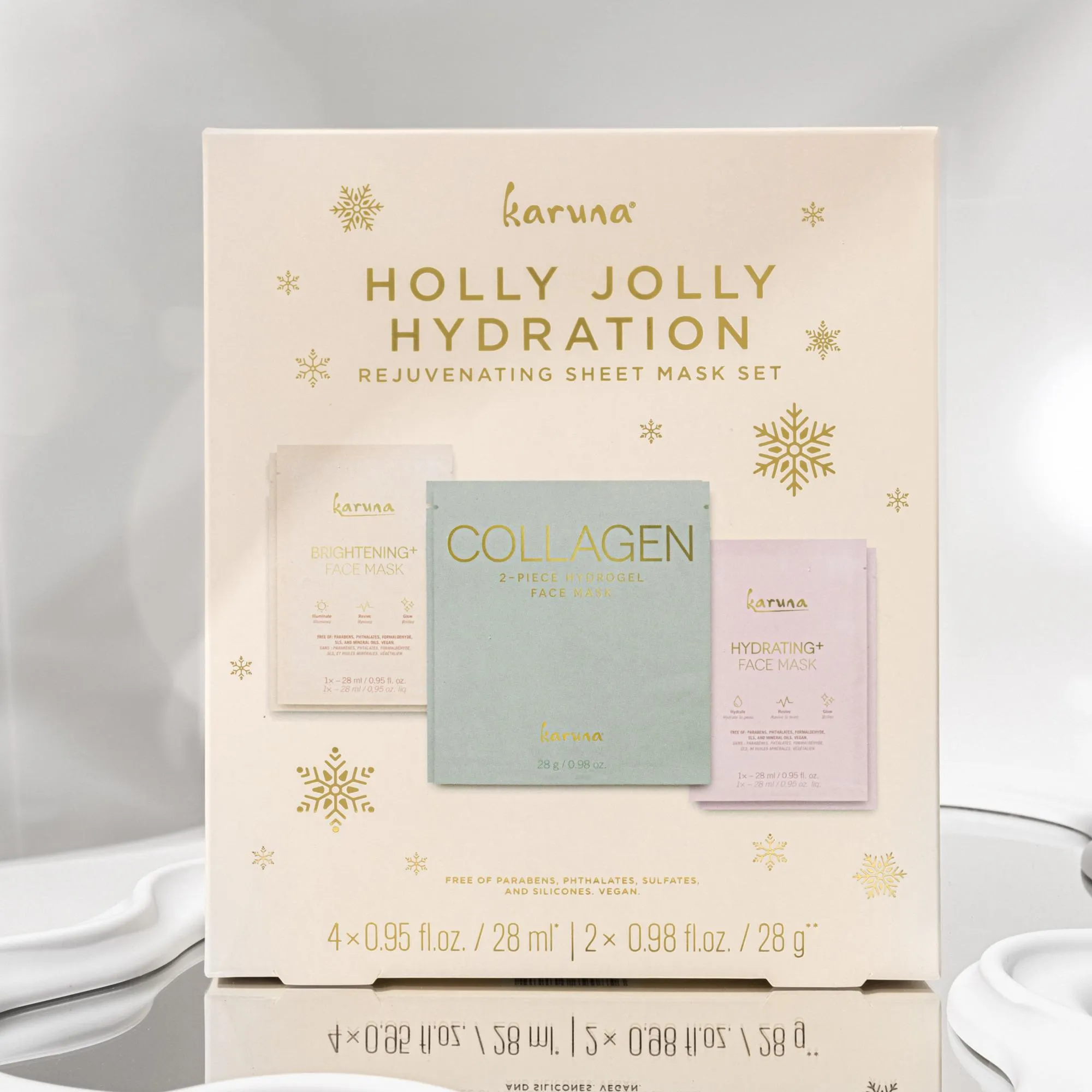 Karuna Holly Jolly Hydration Rejuvenating Sheet Mask Set