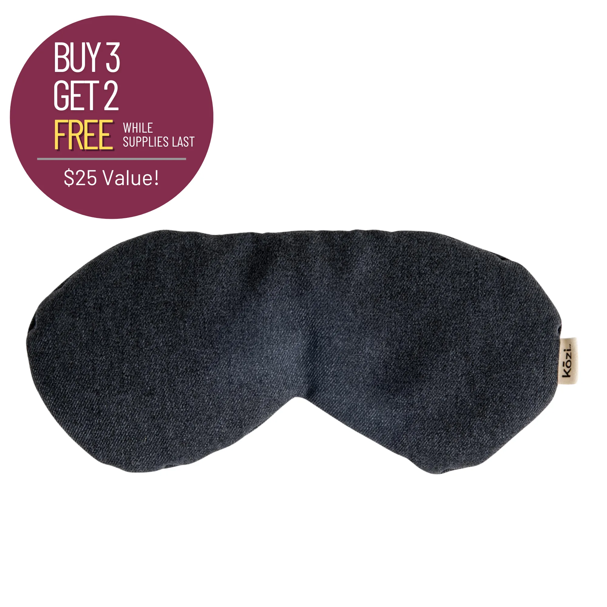 Kozi Rejuvenating Eye Pillow, Kohl Twill Promo - Buy 3, Get 2 FREE!