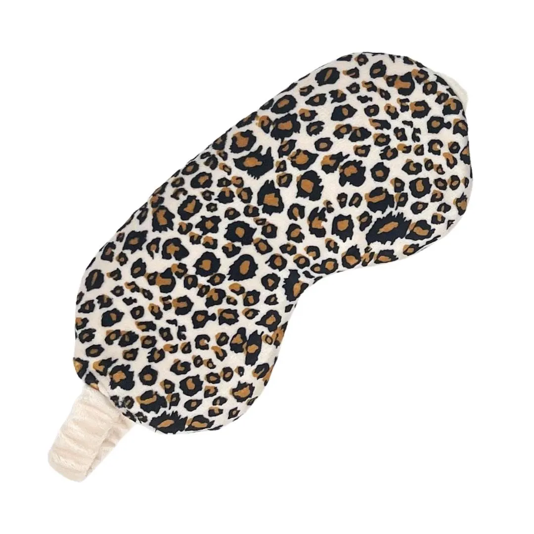 Lavender Deep Pressure Therapy Eye Mask - Leopard Print