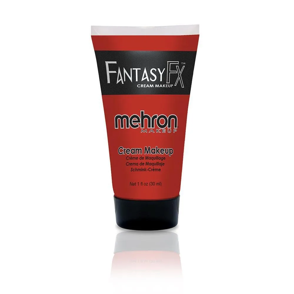 Mehron Fanatasy FX red cream makeup tube, 1 ounce