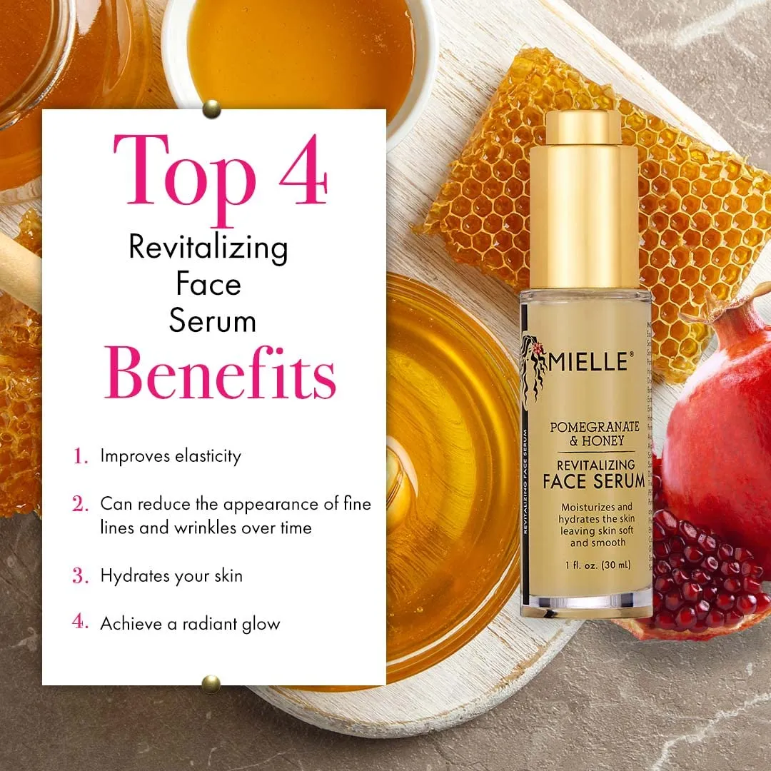 Mielle Organics Pomegranate & Honey Revitalizing Face Serum - 30ml