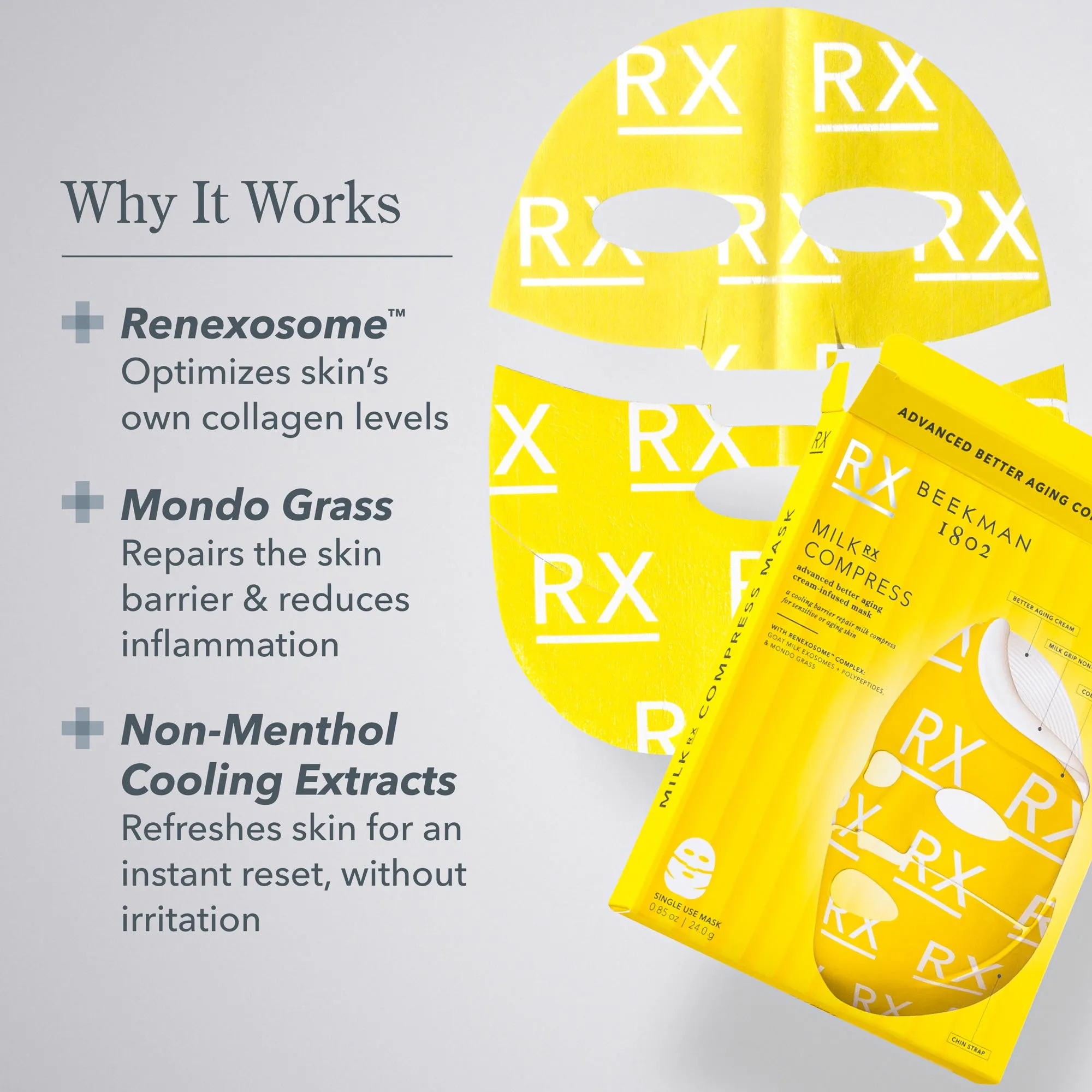 Milk RX Compress Advanced Better Aging Sheet Mask