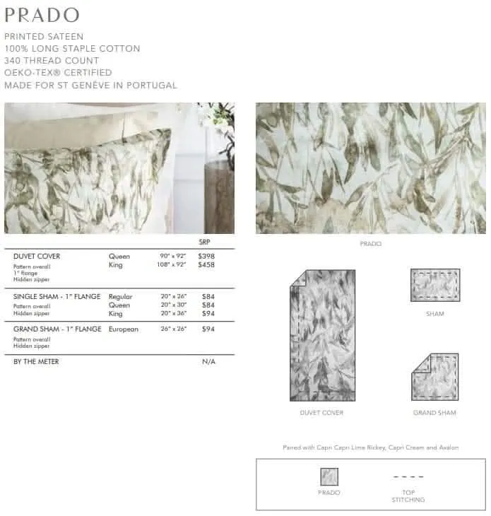 Prado Duvet Covers