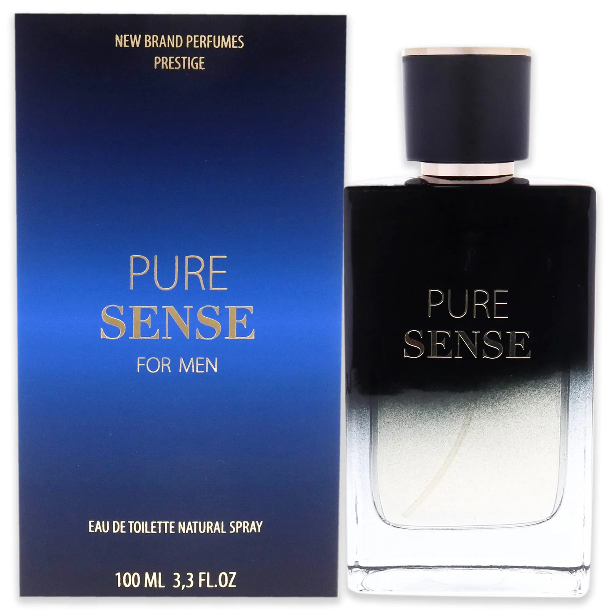 Pure Sense by New Brand for Men - 3.3 oz EDT Spray