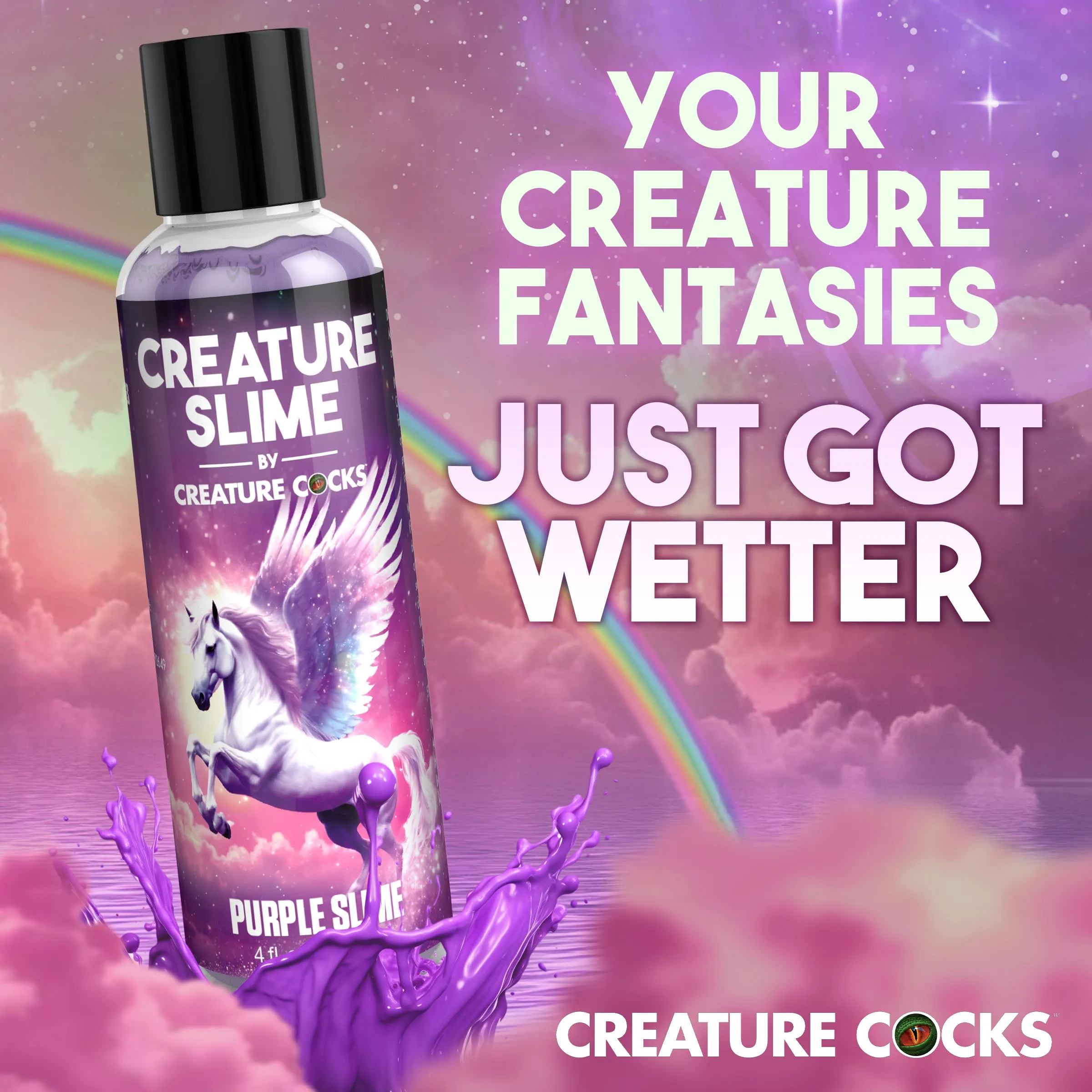 Purple Creature Slime Water-Based Lubricant