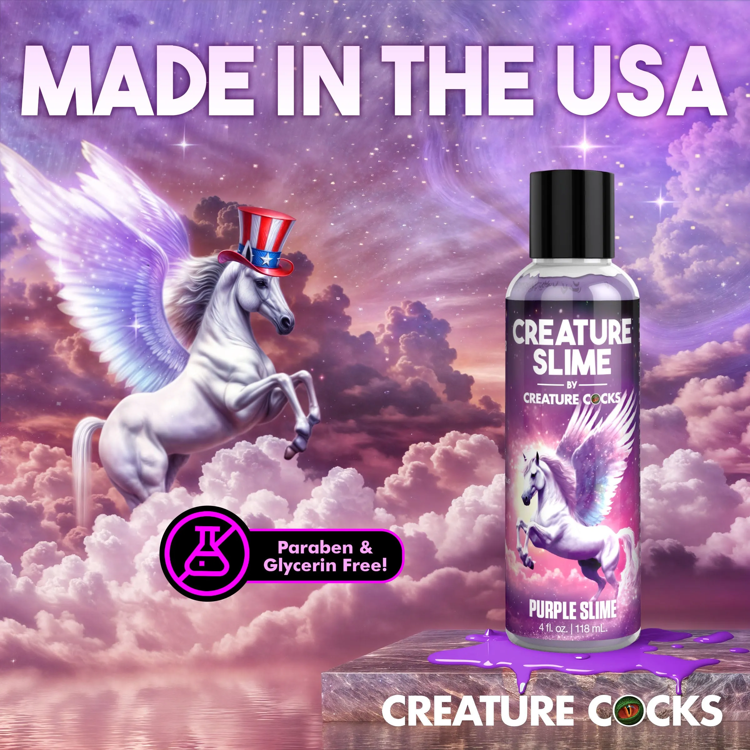 Purple Creature Slime Water-Based Lubricant