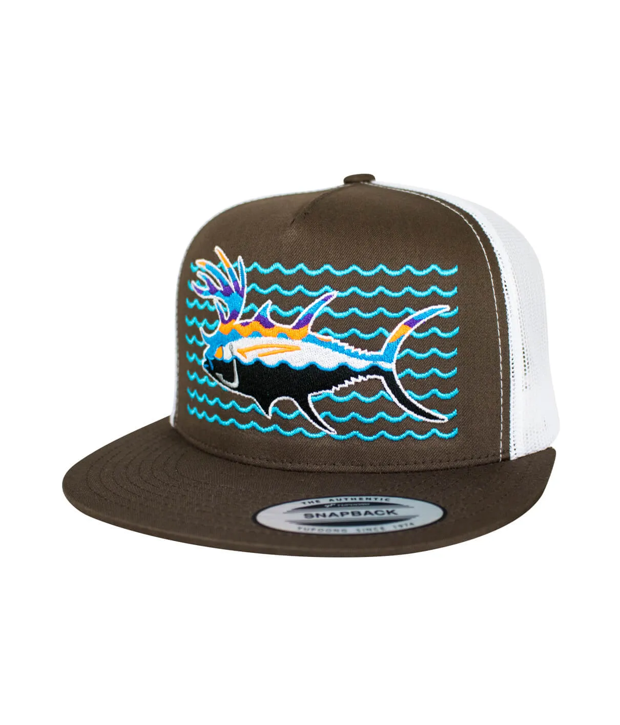 "Buck- Eye Explorer on the Water" Unisex Snapback Trucker Hat