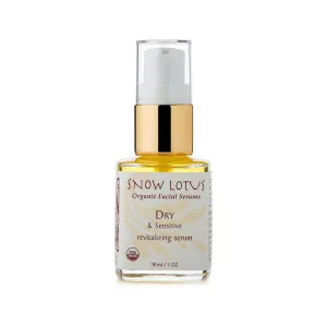 Revitalizing Organic Facial Serum for Dry & Sensitive Skin