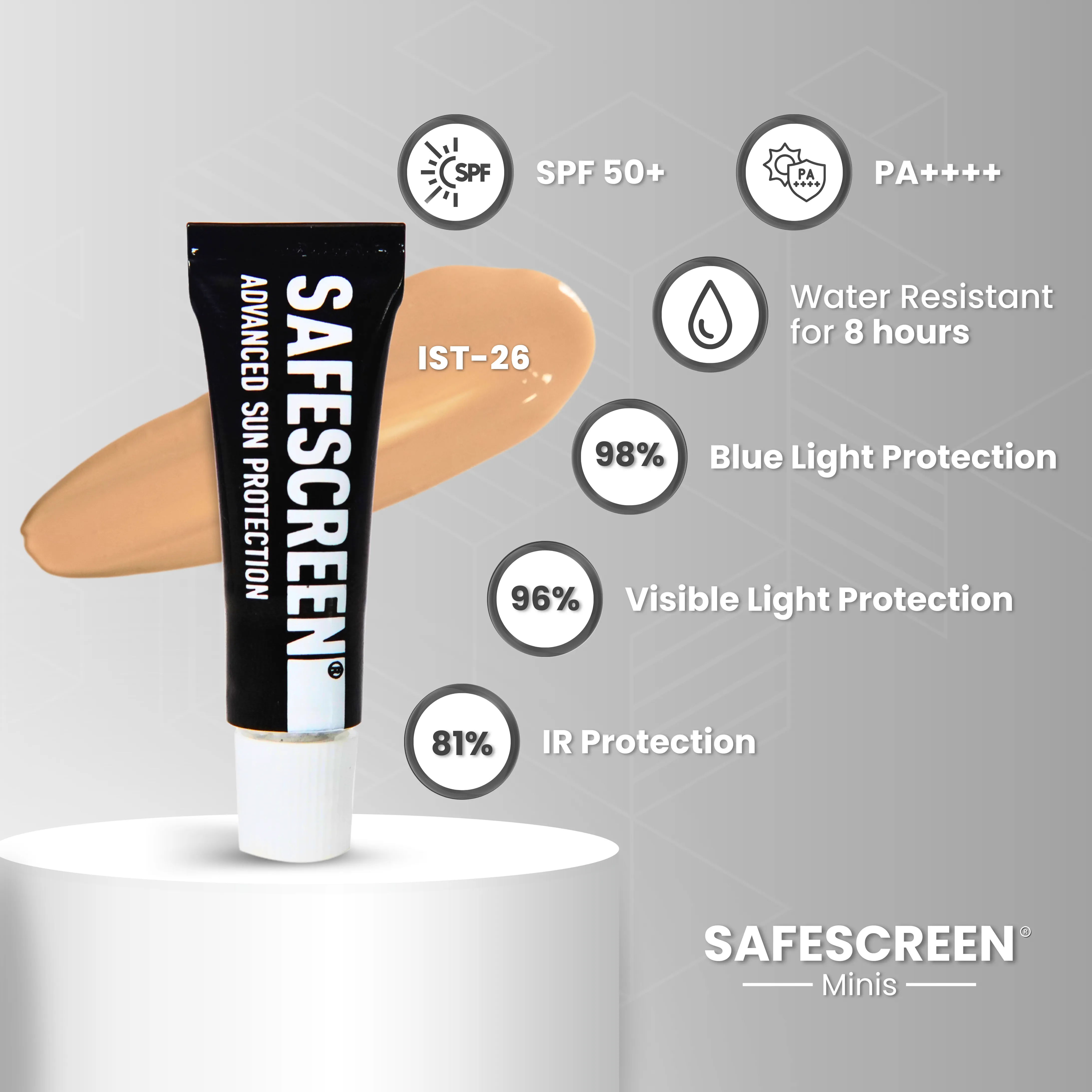 SAFESCREEN® TINTENSE® 1.5 ml (Redeem for 150 Zola Points)