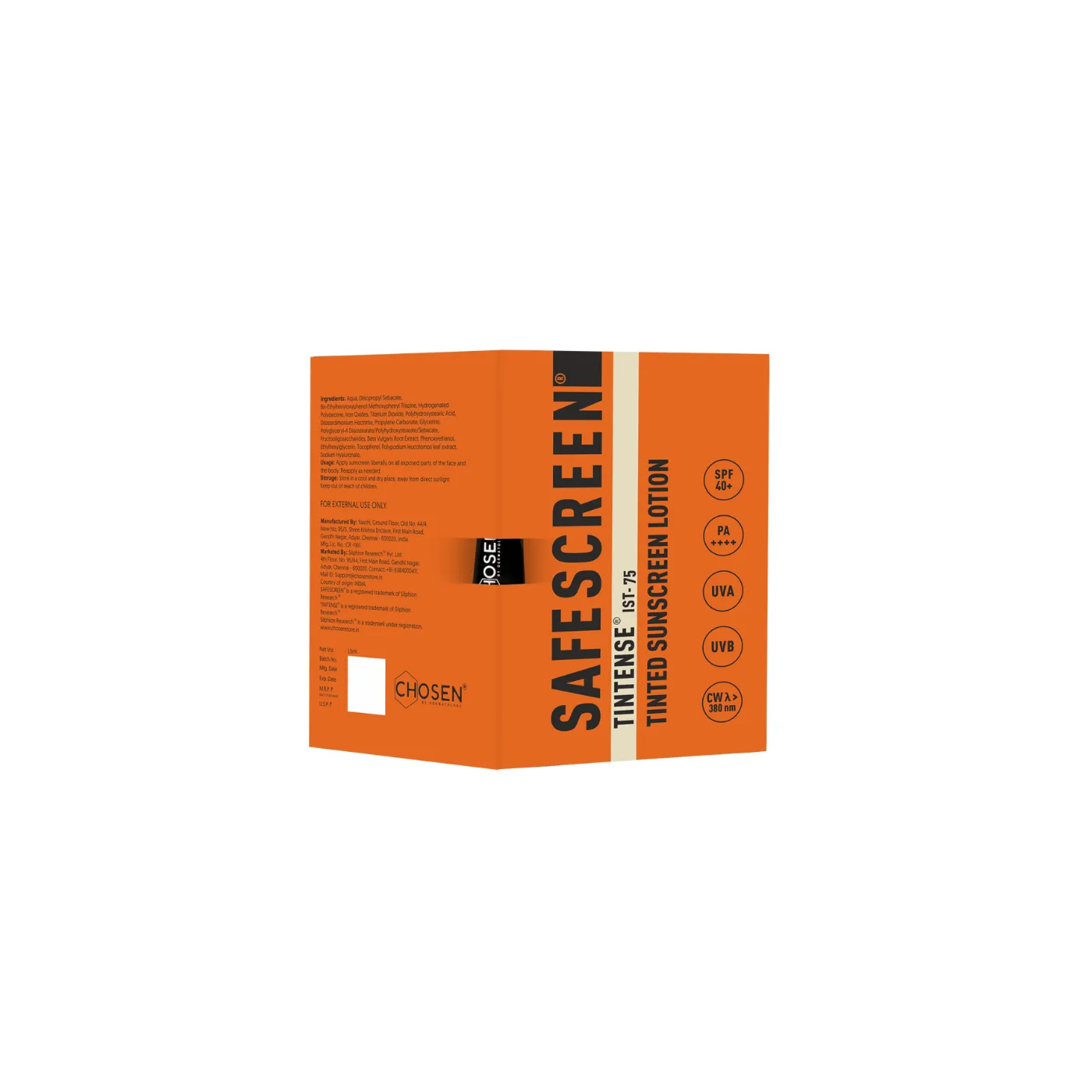 SAFESCREEN® TINTENSE® 1.5 ml (Redeem for 150 Zola Points)