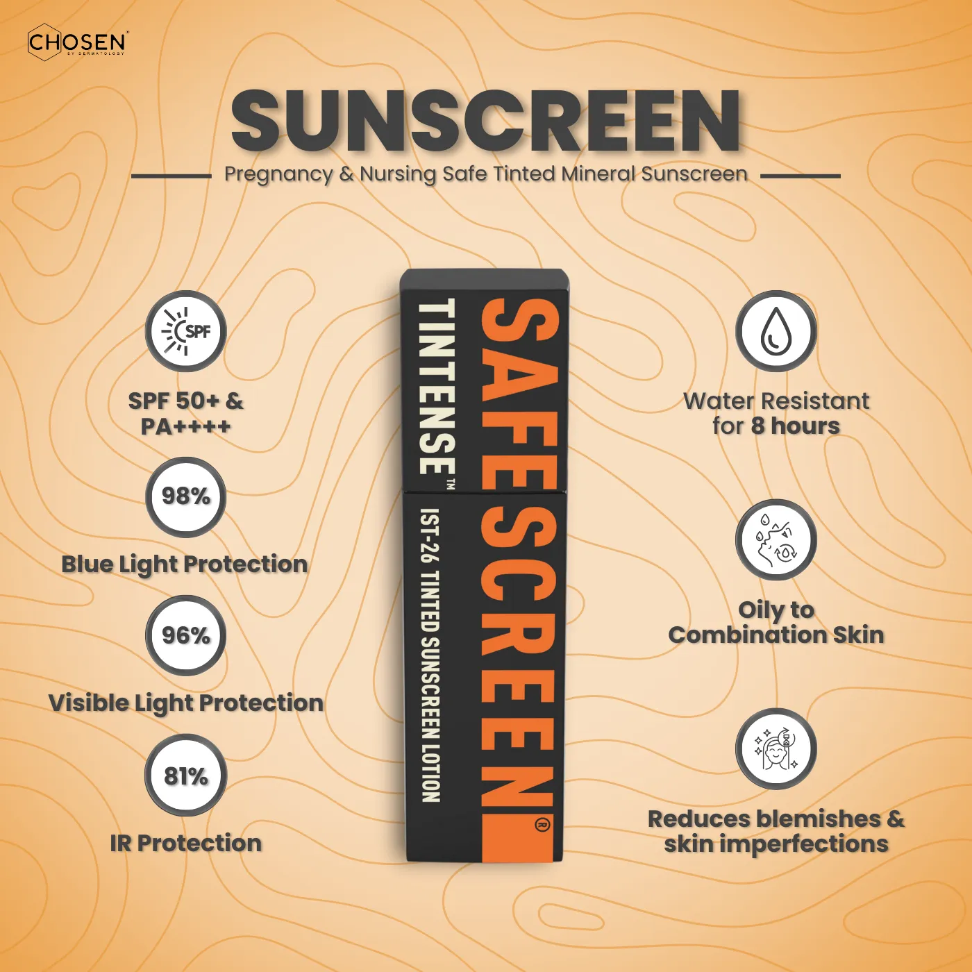 SAFESCREEN® TINTENSE® Tinted Mineral Sunscreens