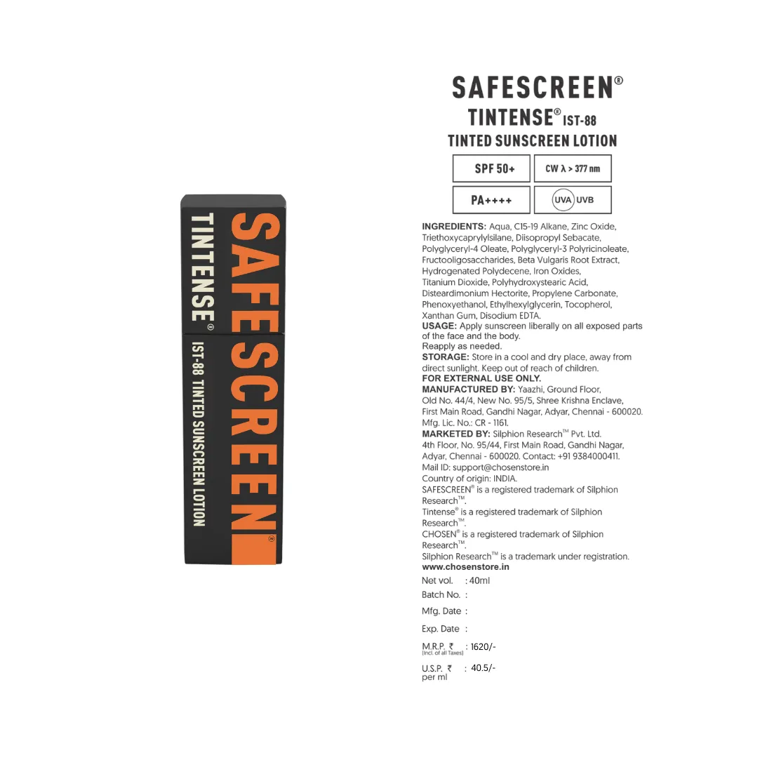 SAFESCREEN® TINTENSE® Tinted Mineral Sunscreens