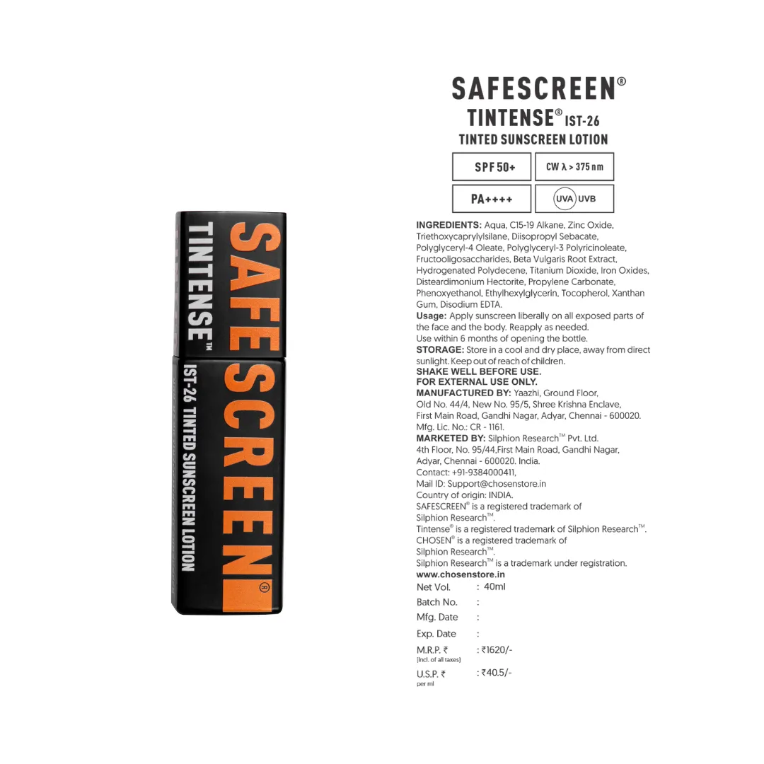 SAFESCREEN® TINTENSE® Tinted Mineral Sunscreens