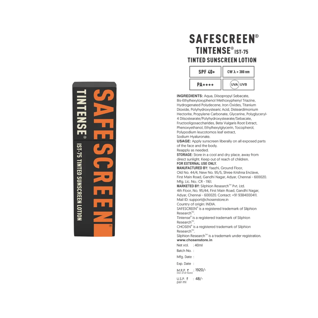 SAFESCREEN® TINTENSE® Tinted Sunscreens