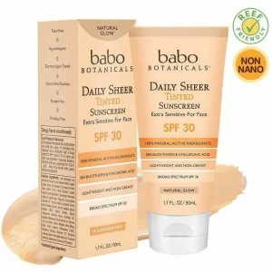 SPF 30 Daily Sheer Tint Sunscreen 1.7 oz By Babo Botanicals