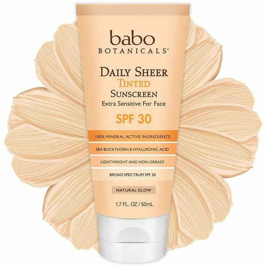 SPF 30 Daily Sheer Tint Sunscreen 1.7 oz By Babo Botanicals