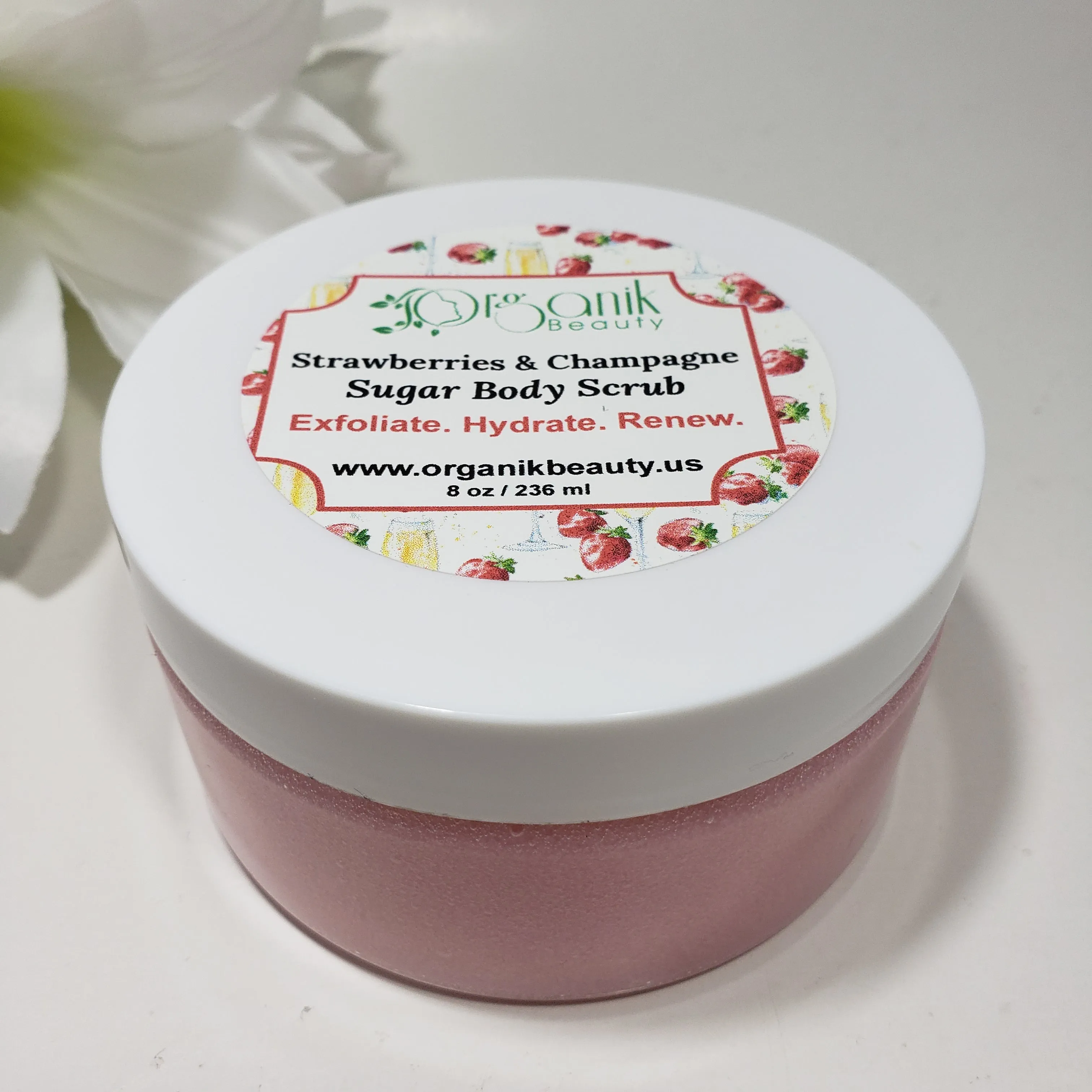 Strawberries & Champagne Whipped Sugar Body Scrub