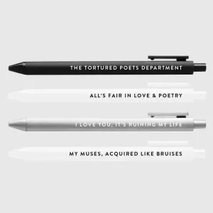 The Tortured Poets Department Jotter Pen Set