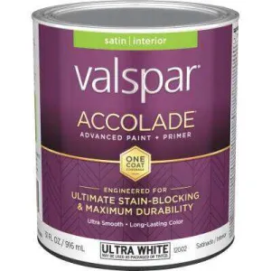 Valspar® Accolade® Interior Paint   Primer Semi-Gloss 5 Gallon Ultra White