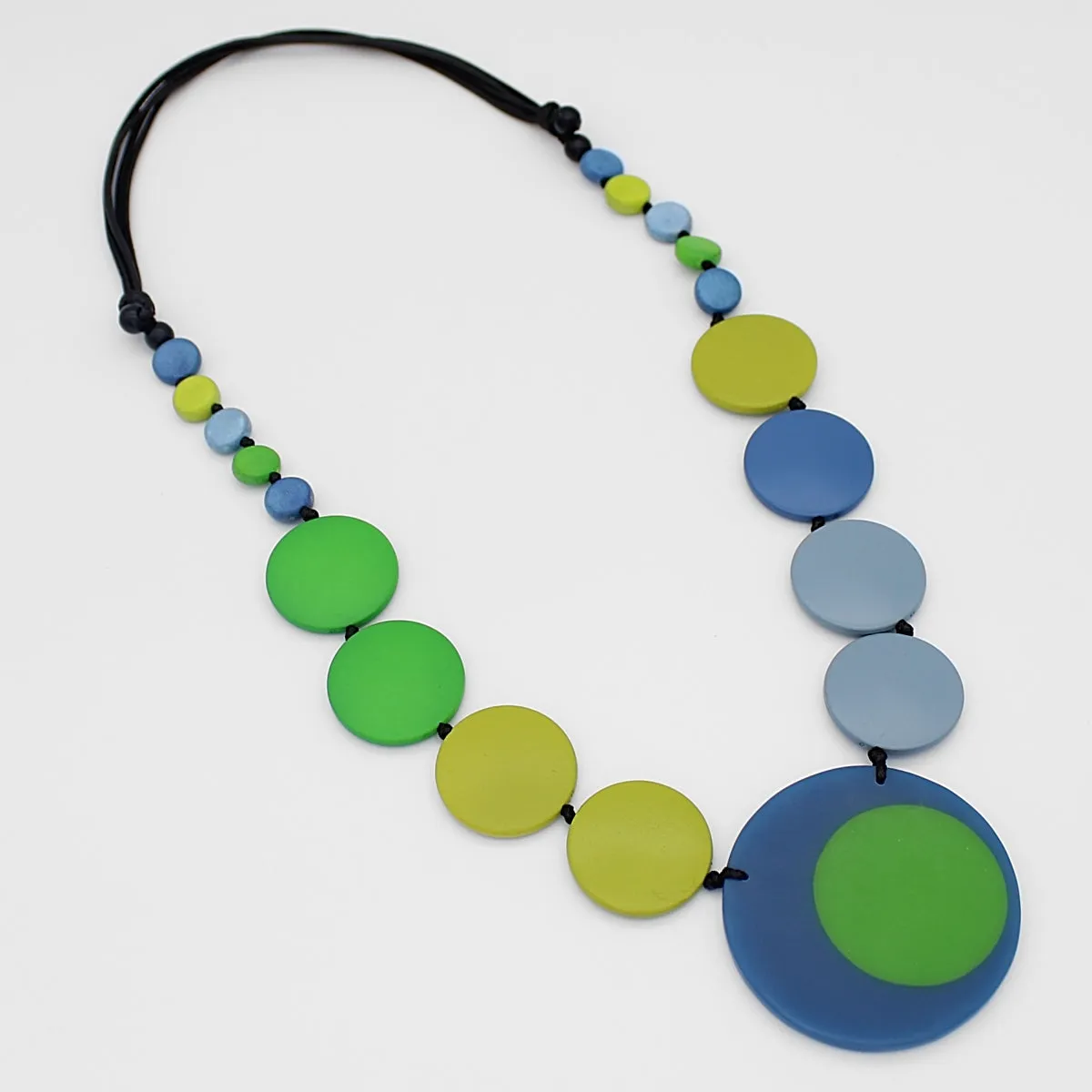 Vibrant Blue Hana Necklace