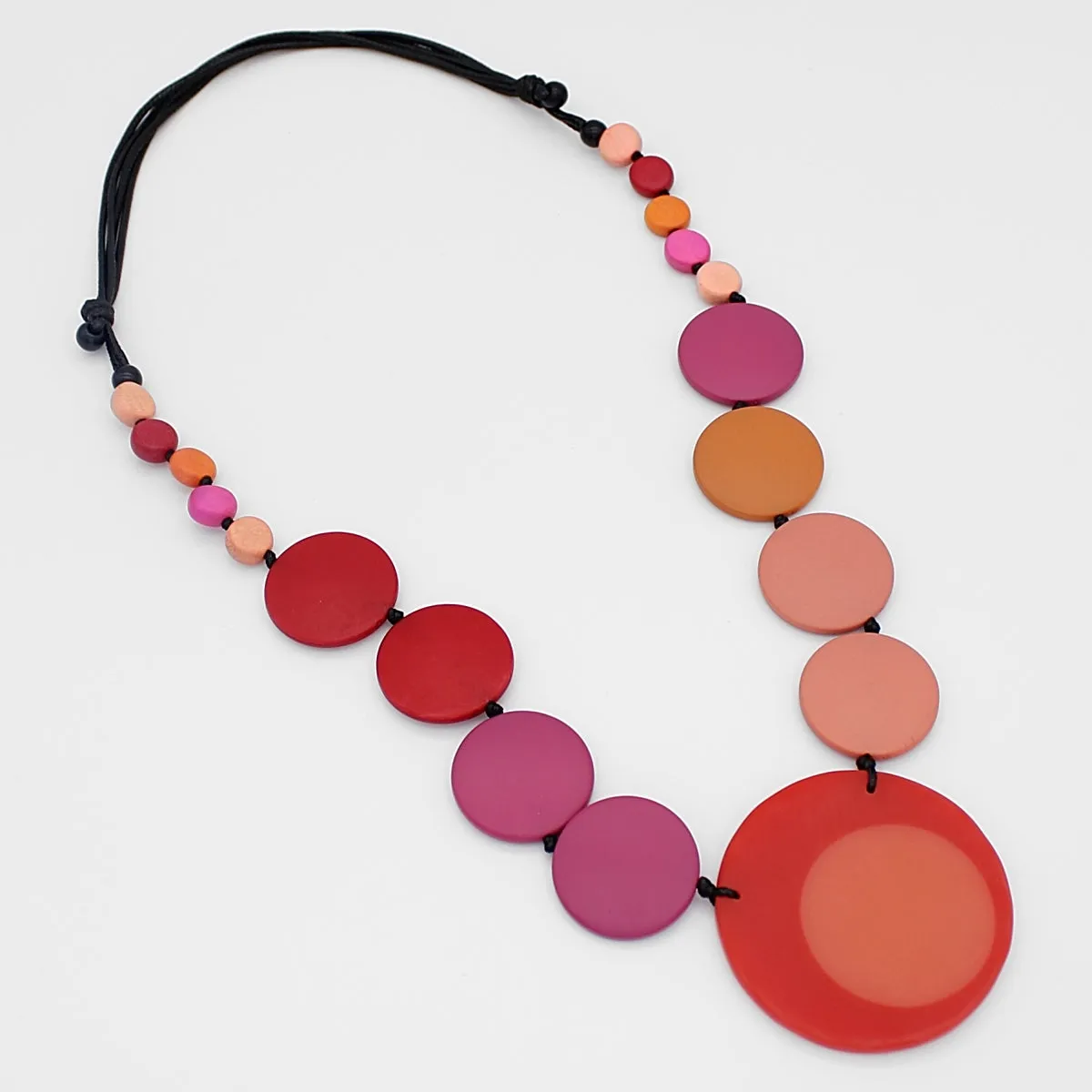 Vibrant Pink Hana Necklace