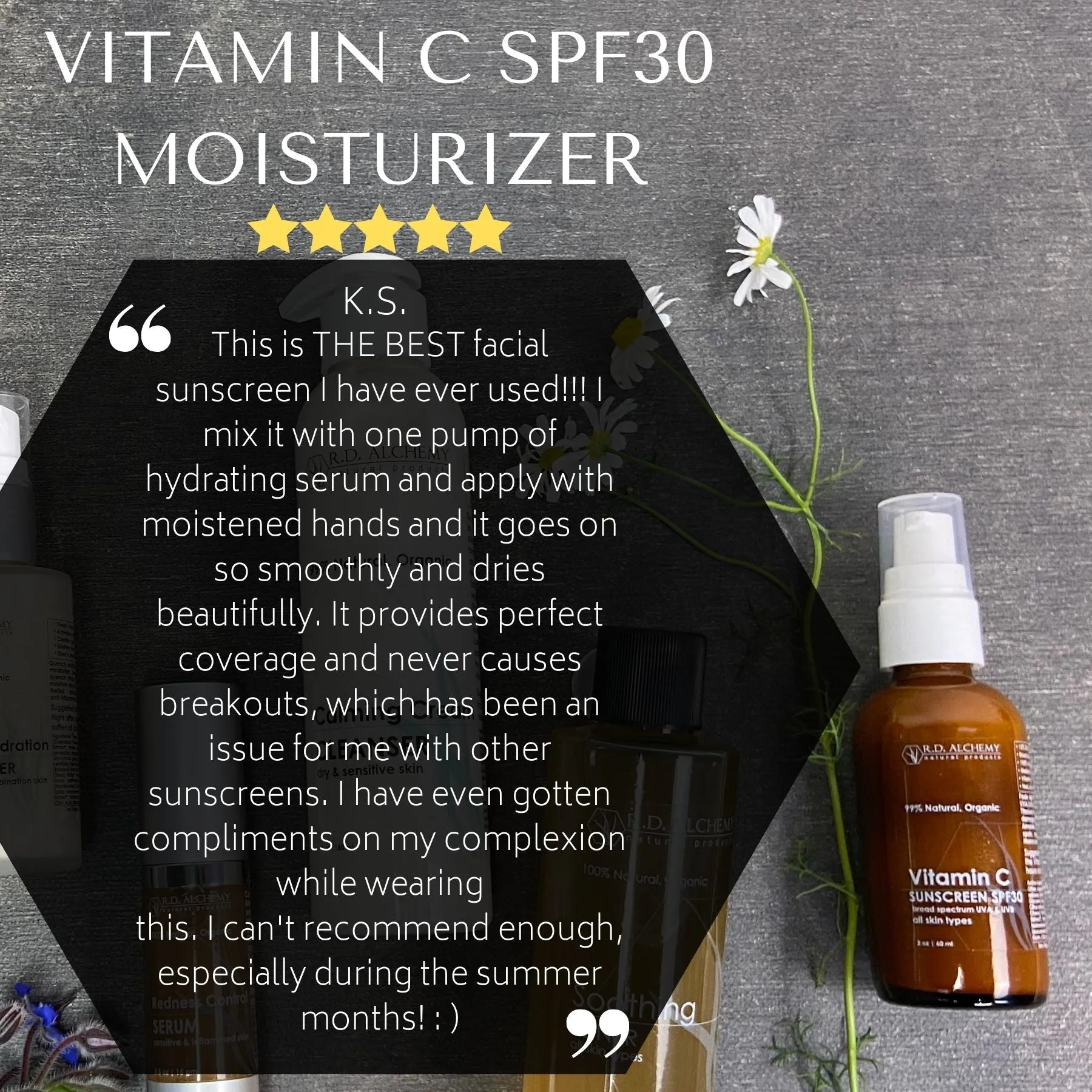 Vitamin C Moisturizer SPF 30 Sunscreen